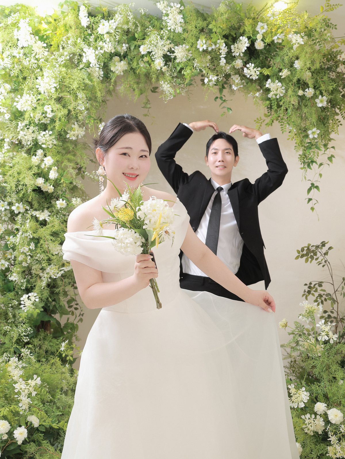 박우용 홍선주 웨딩 사진